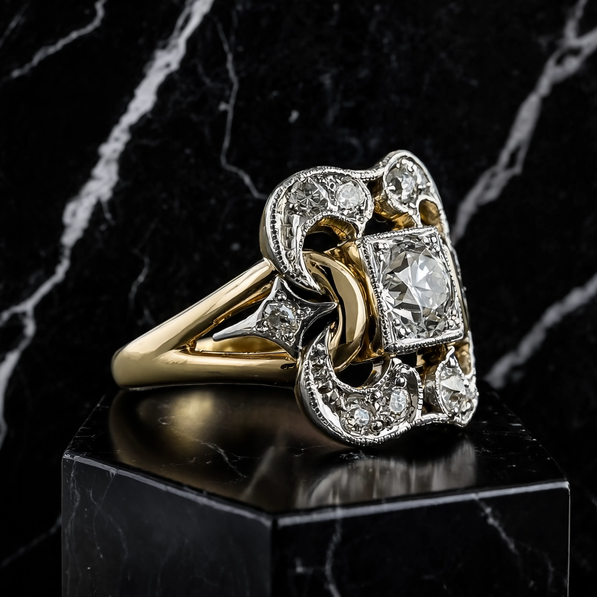 Firenze Luxe - Anillo de Oro con Zirconio