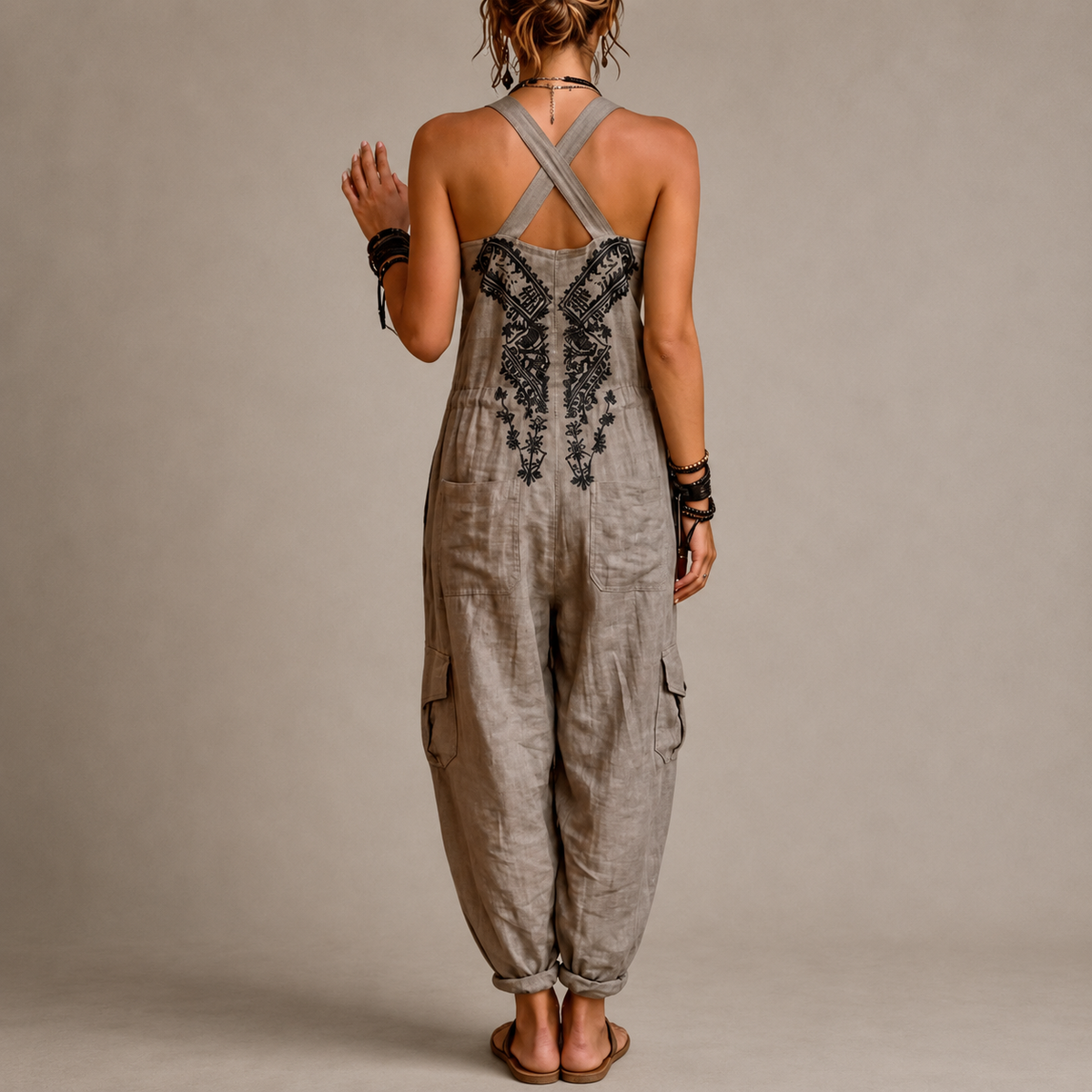 Fiamma | Mono bohemio bordado