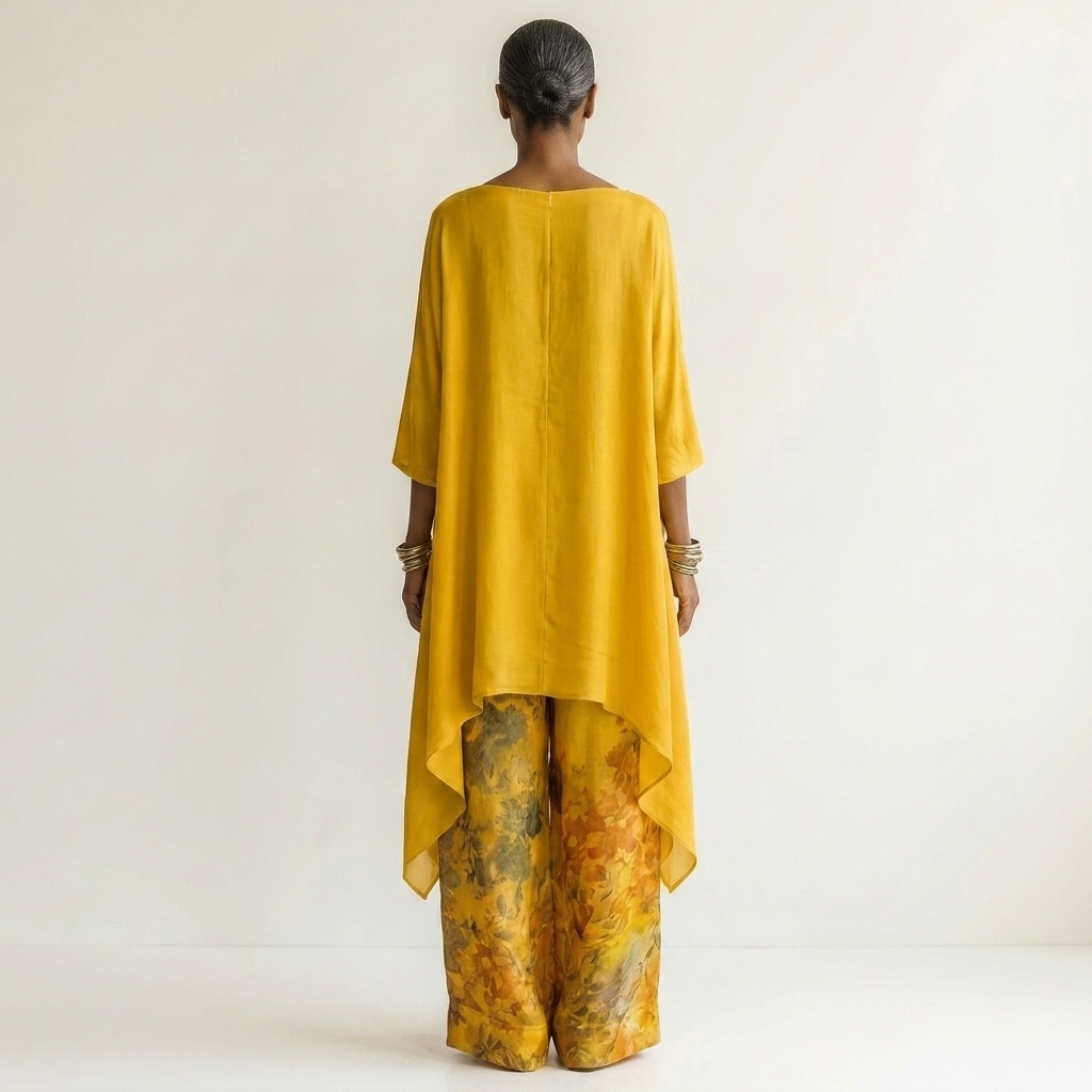 Carmen | Conjunto de Dos Piezas Asimétrico Floral