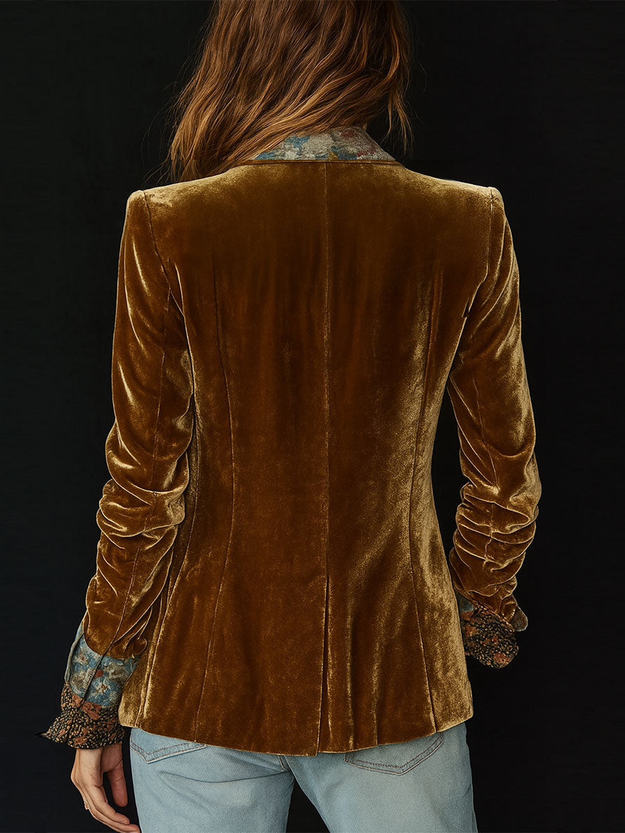 Marcela | Blazer Vintage de Retales Florales