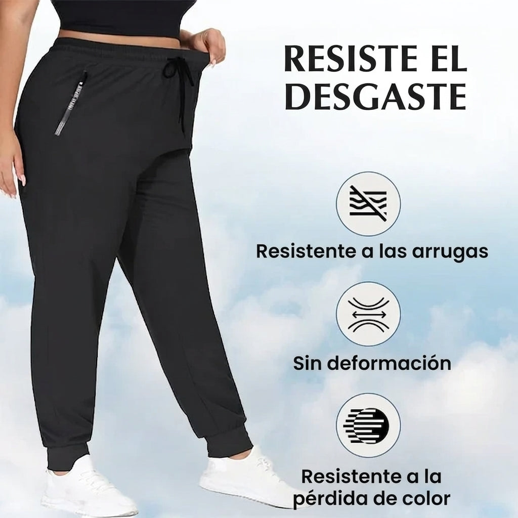 Noa - pantalón casual unisex, extremadamente suave y flexible con caída elegante