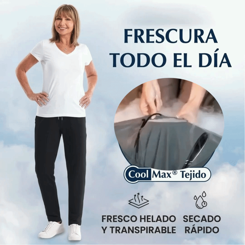 Noa - pantalón casual unisex, extremadamente suave y flexible con caída elegante
