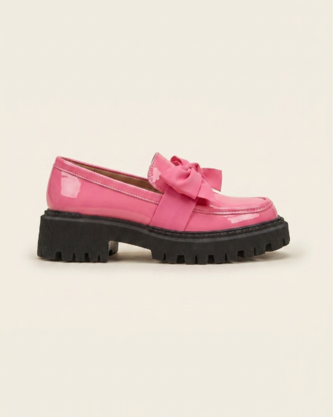 Violeta - Mocasines de plataforma con lazo