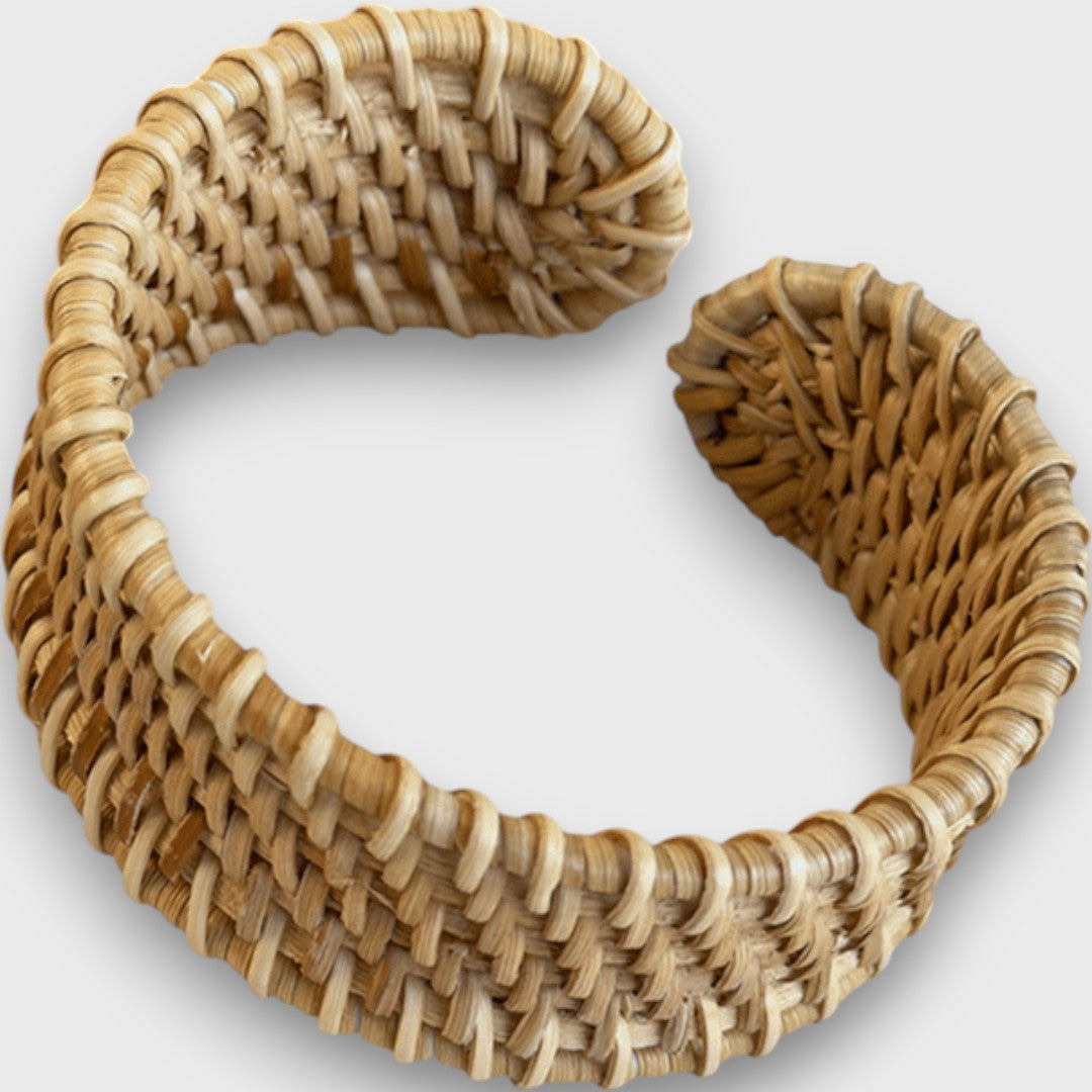 Noelia – Pulsera de Rattan Trenzado