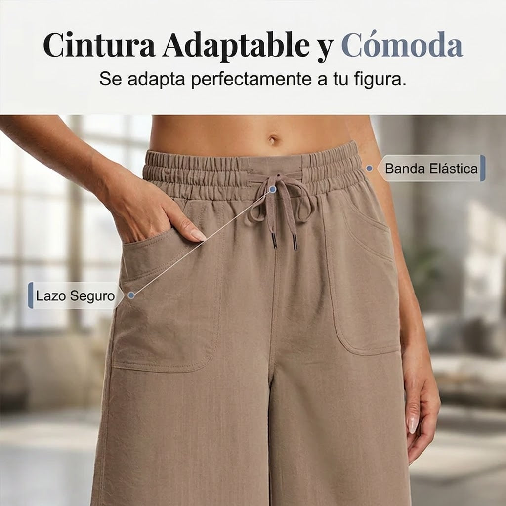Aina - Pantalones cropped transpirables