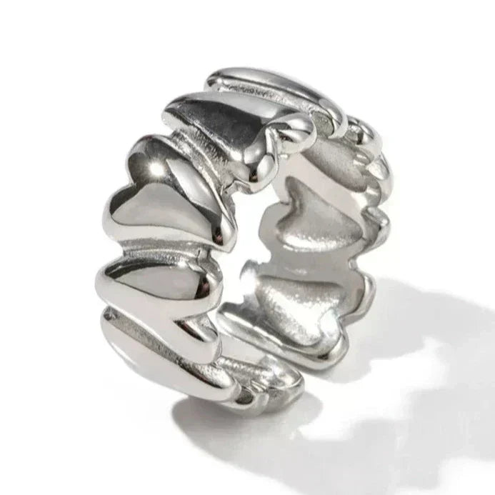 Hazel | Anillo de Corazón Envolvente