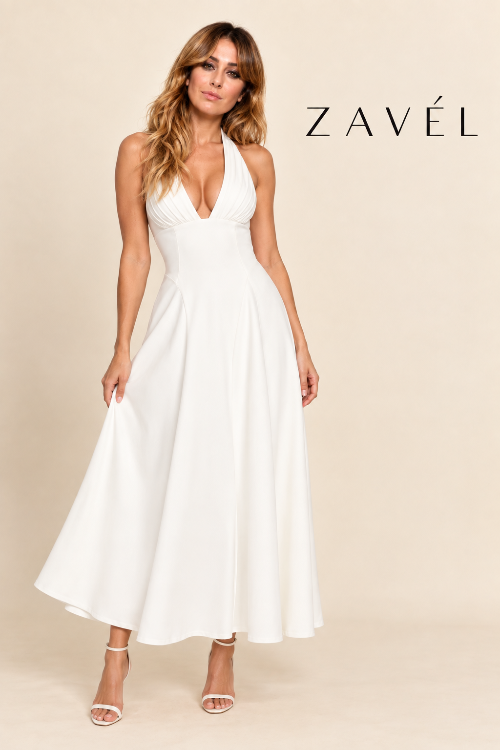 Helena™ - Vestido Midi de Chifón