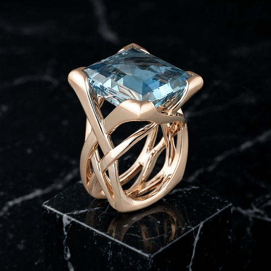 Klora – Anillo clásico con motivo de rosas