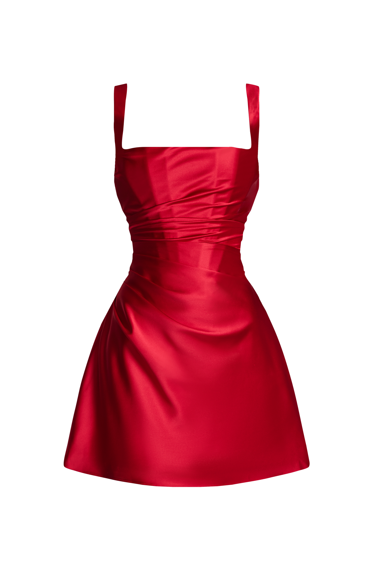 Carlota™ - Vestido Corto de Satén