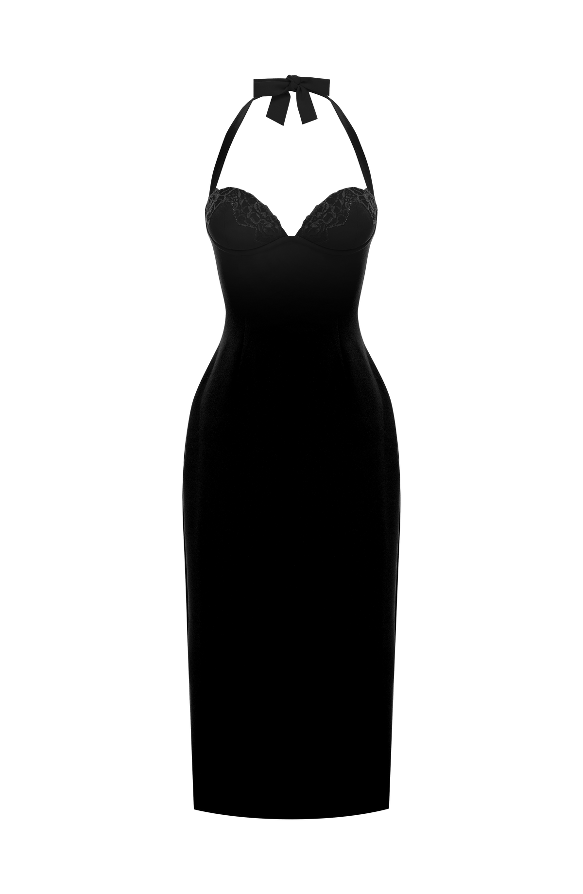 Celia™ - Vestido Midi de Crepé