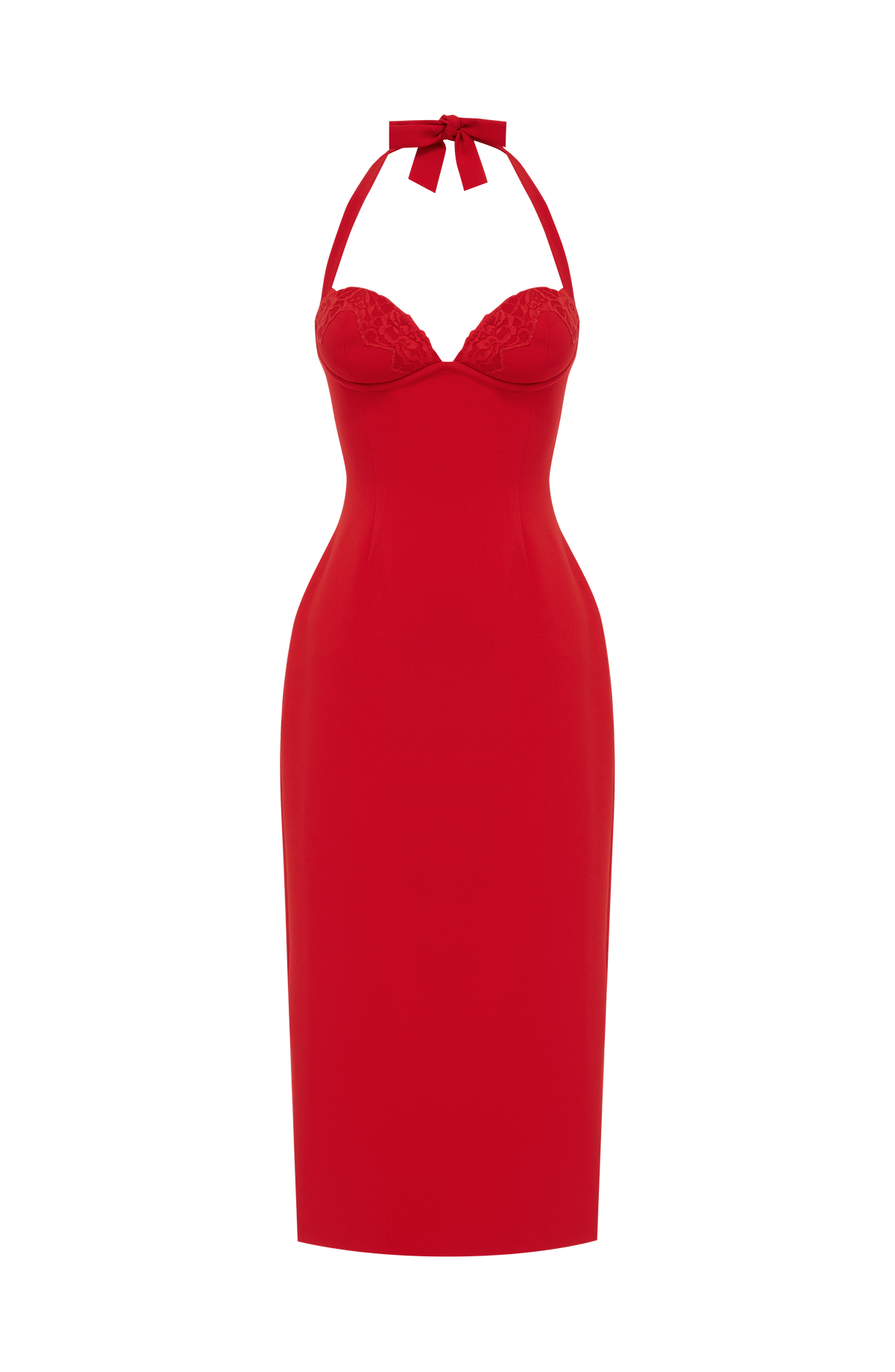 Celia™ - Vestido Midi de Crepé