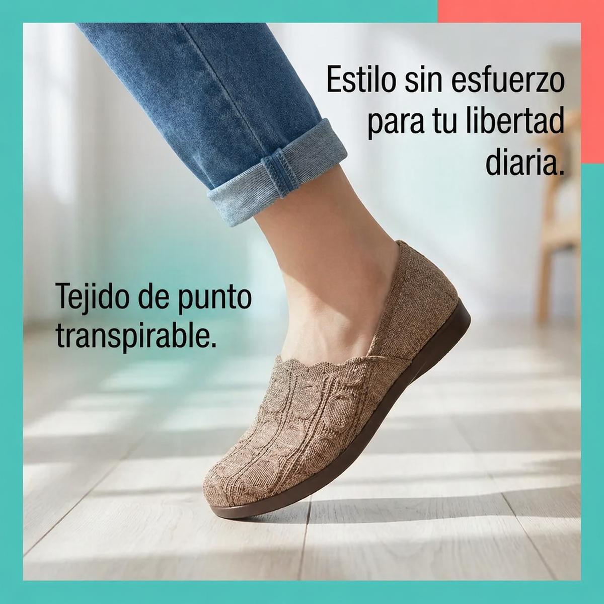 Bruna - Zapatos ligeros de tejido transpirable