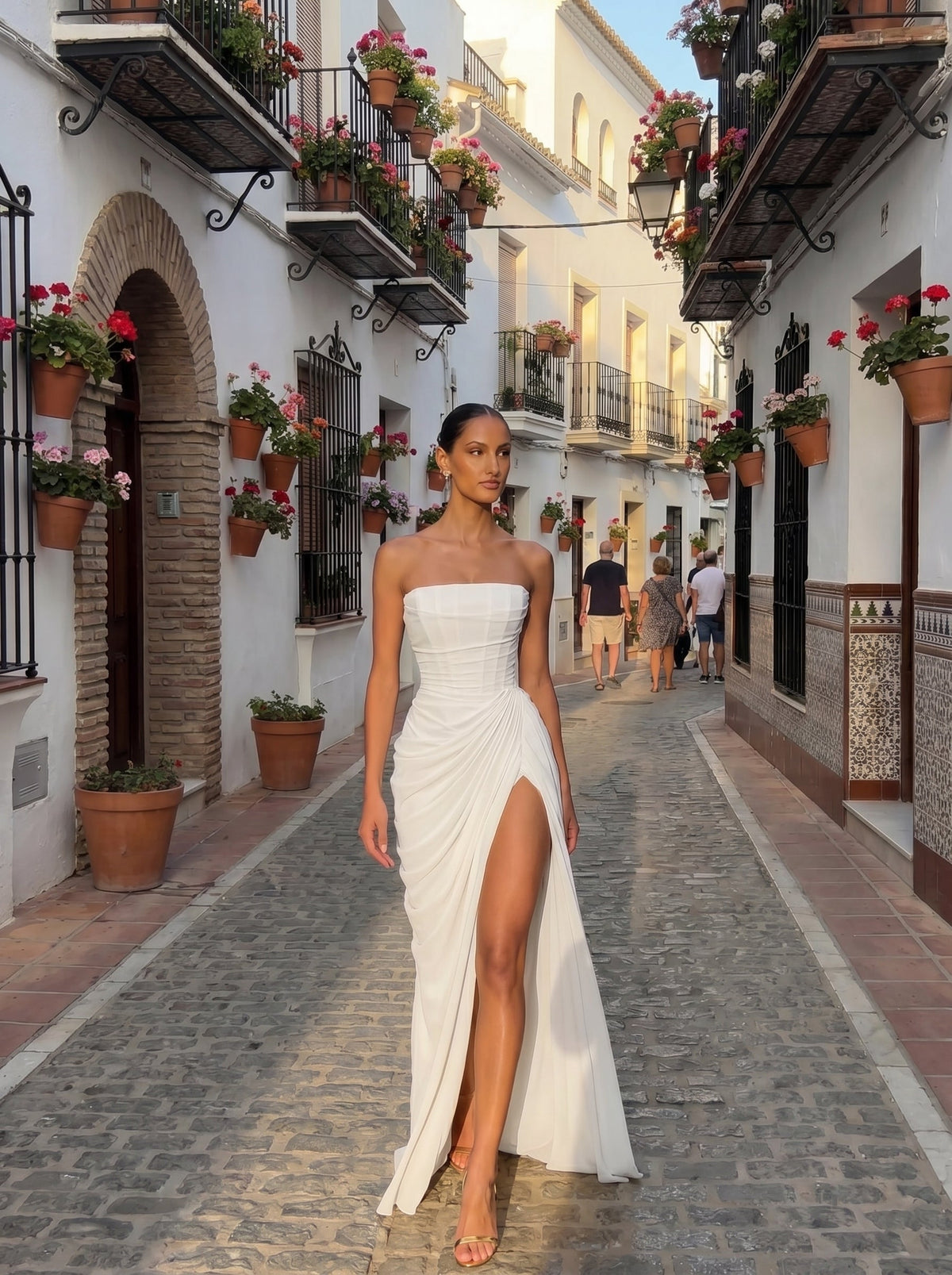 Cyra™ - Vestido Largo de Chifón