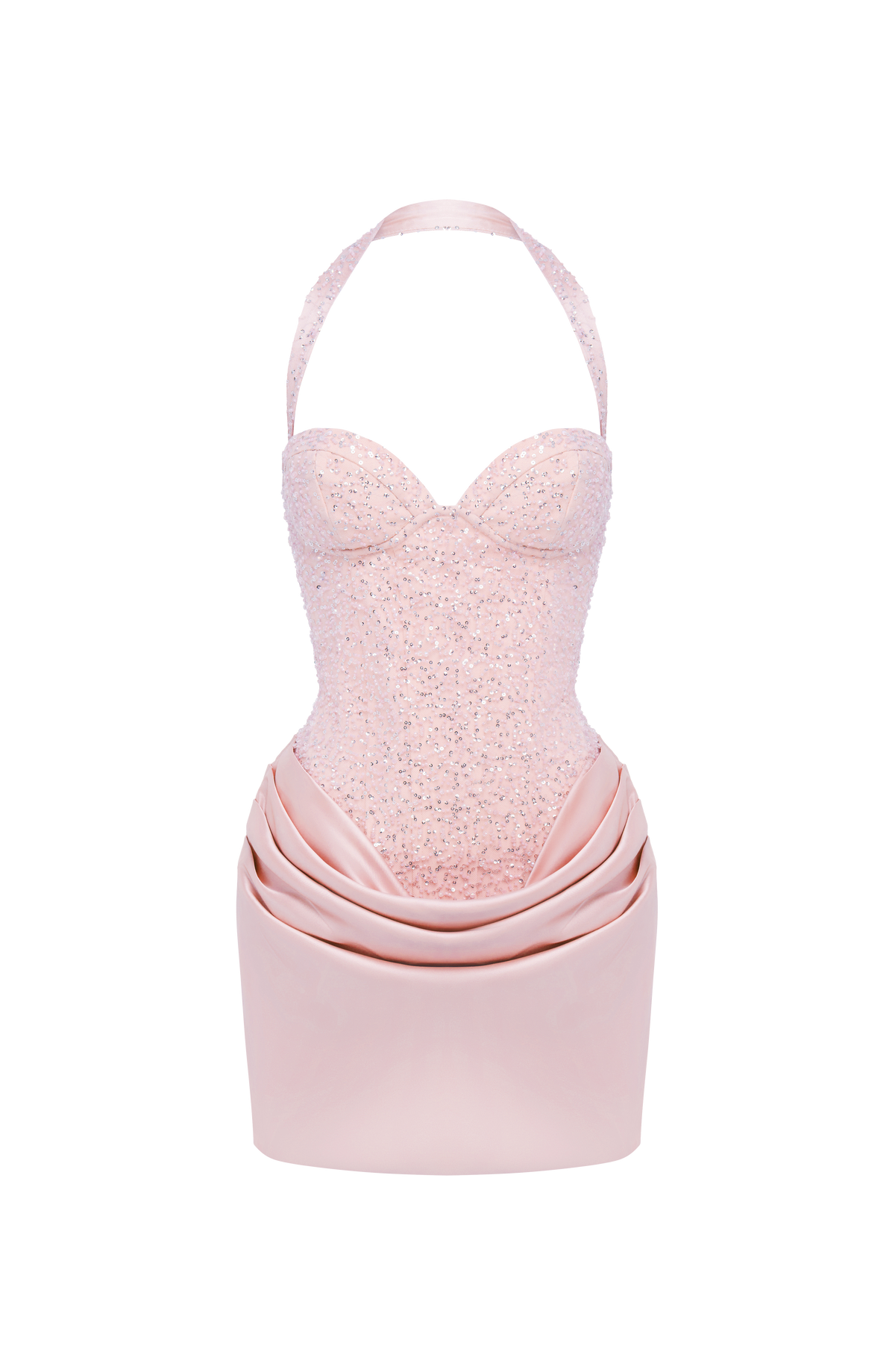 Nuria™ - Vestido Corto con Pedrería