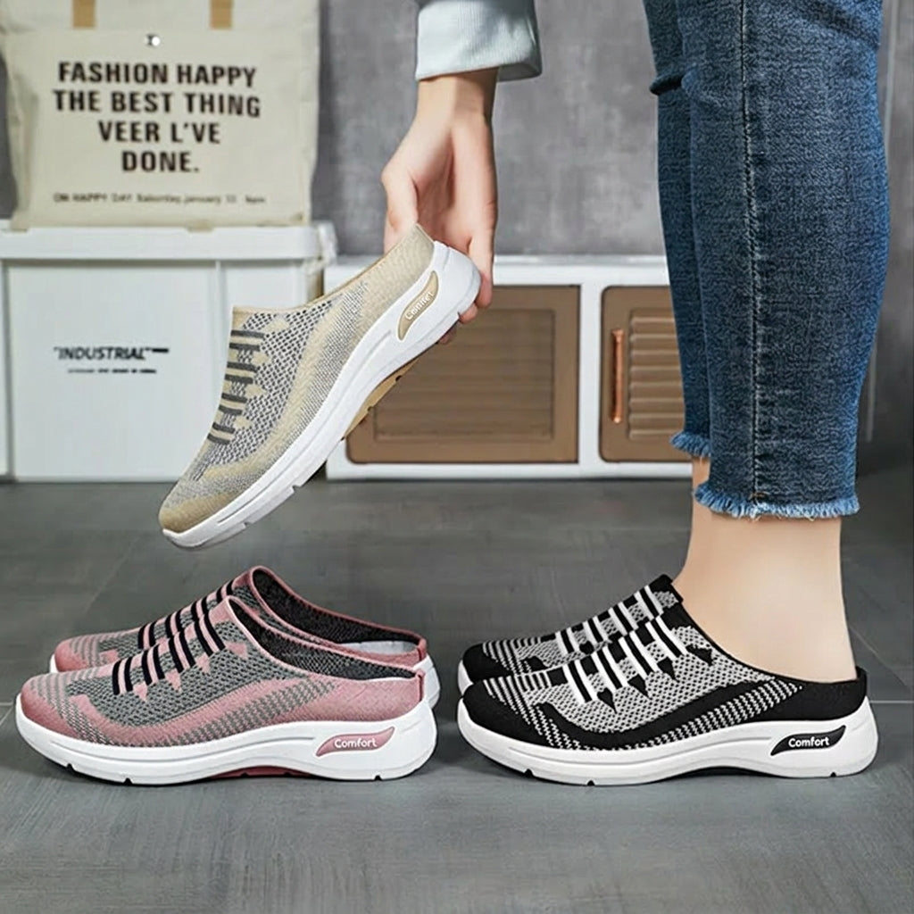 Aina - Zapatillas transpirables con talón abierto