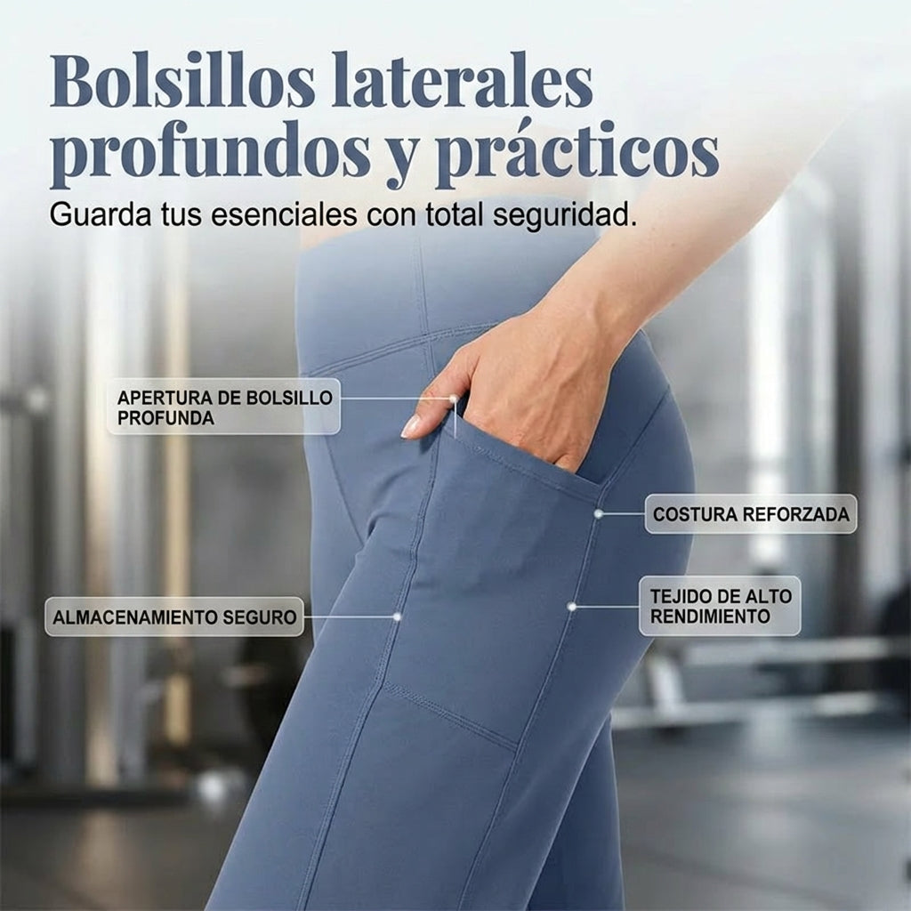 Mara - Pantalones de yoga elegantes con efecto moldeador