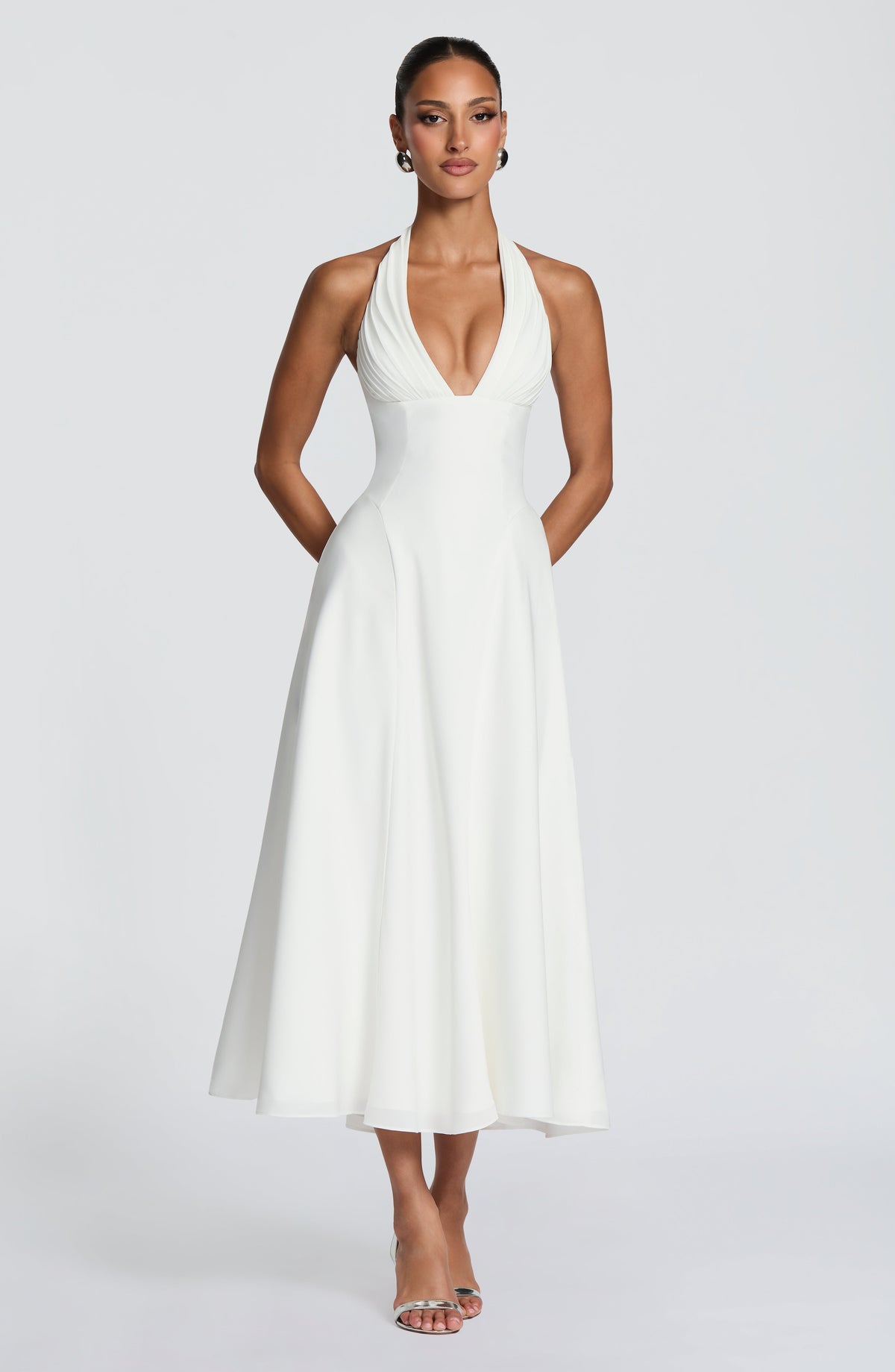 Helena™ - Vestido Midi de Chifón