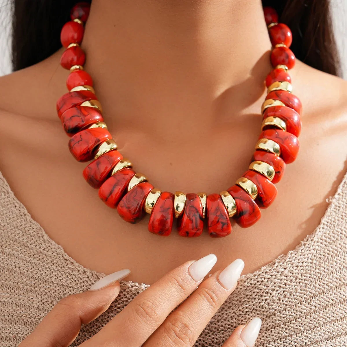 Collar de cuentas Rossa