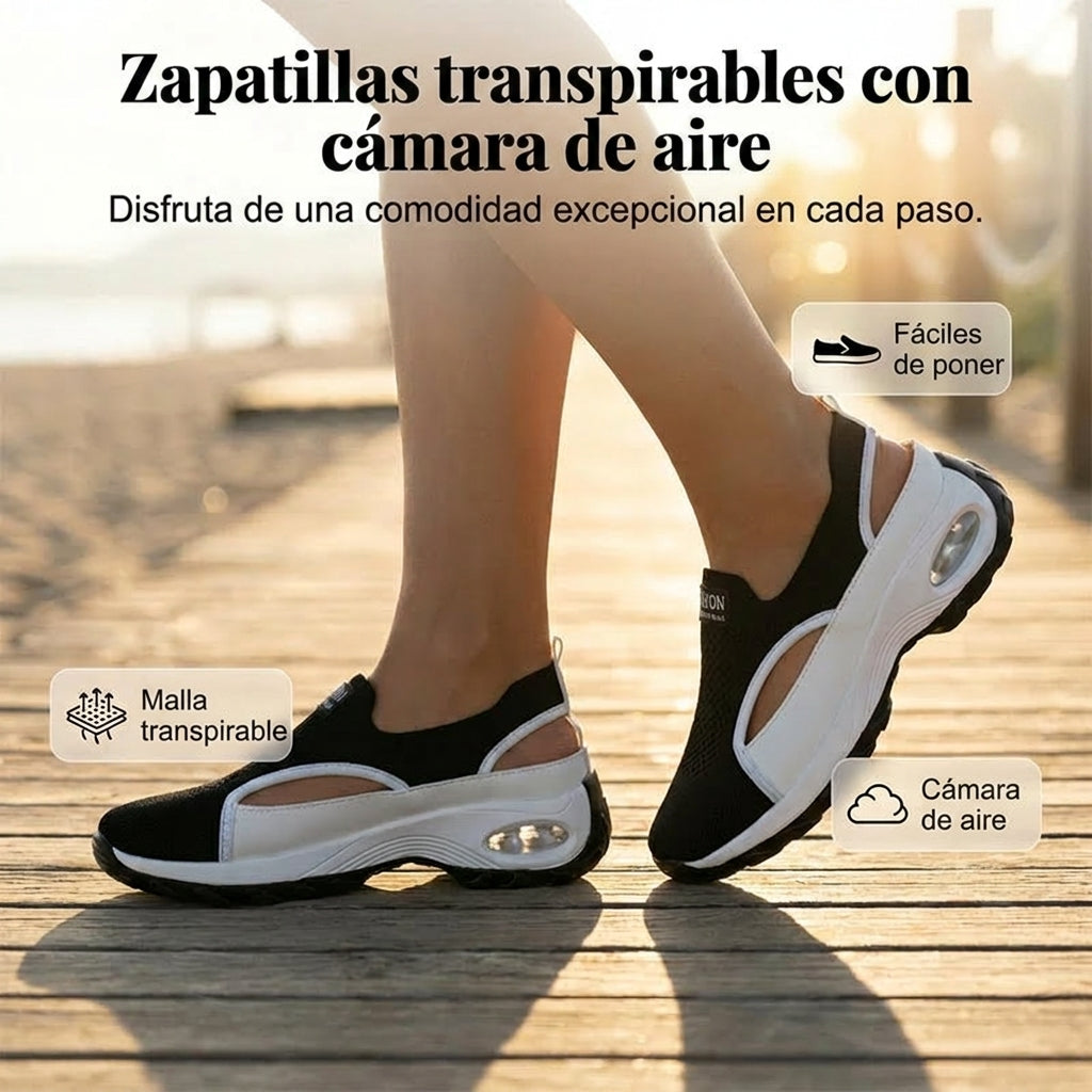 Aroa - Zapatillas transpirables con cámara de aire