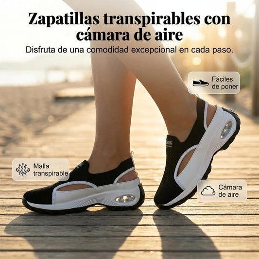 Aroa - Zapatillas transpirables con cámara de aire
