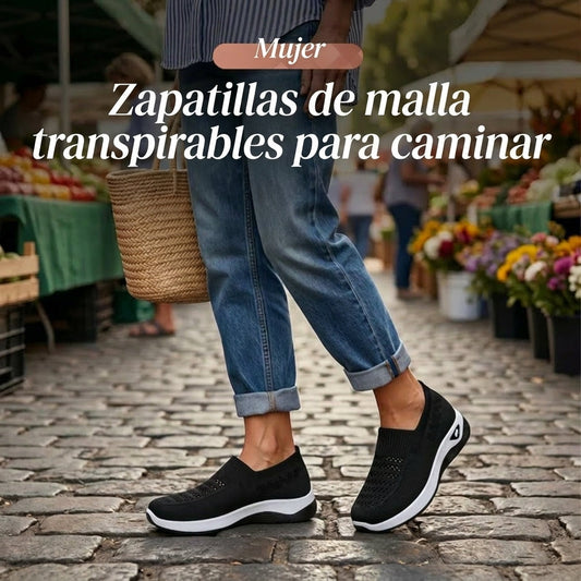 Elsa - Zapatillas de malla transpirables