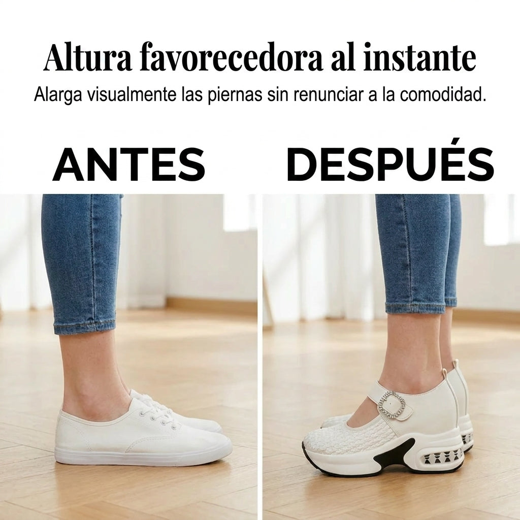 Nora - Mary Janes de plataforma transpirables y cómodas