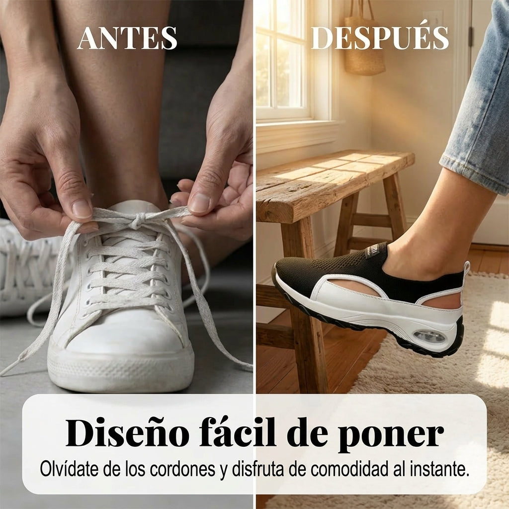 Aroa - Zapatillas transpirables con cámara de aire