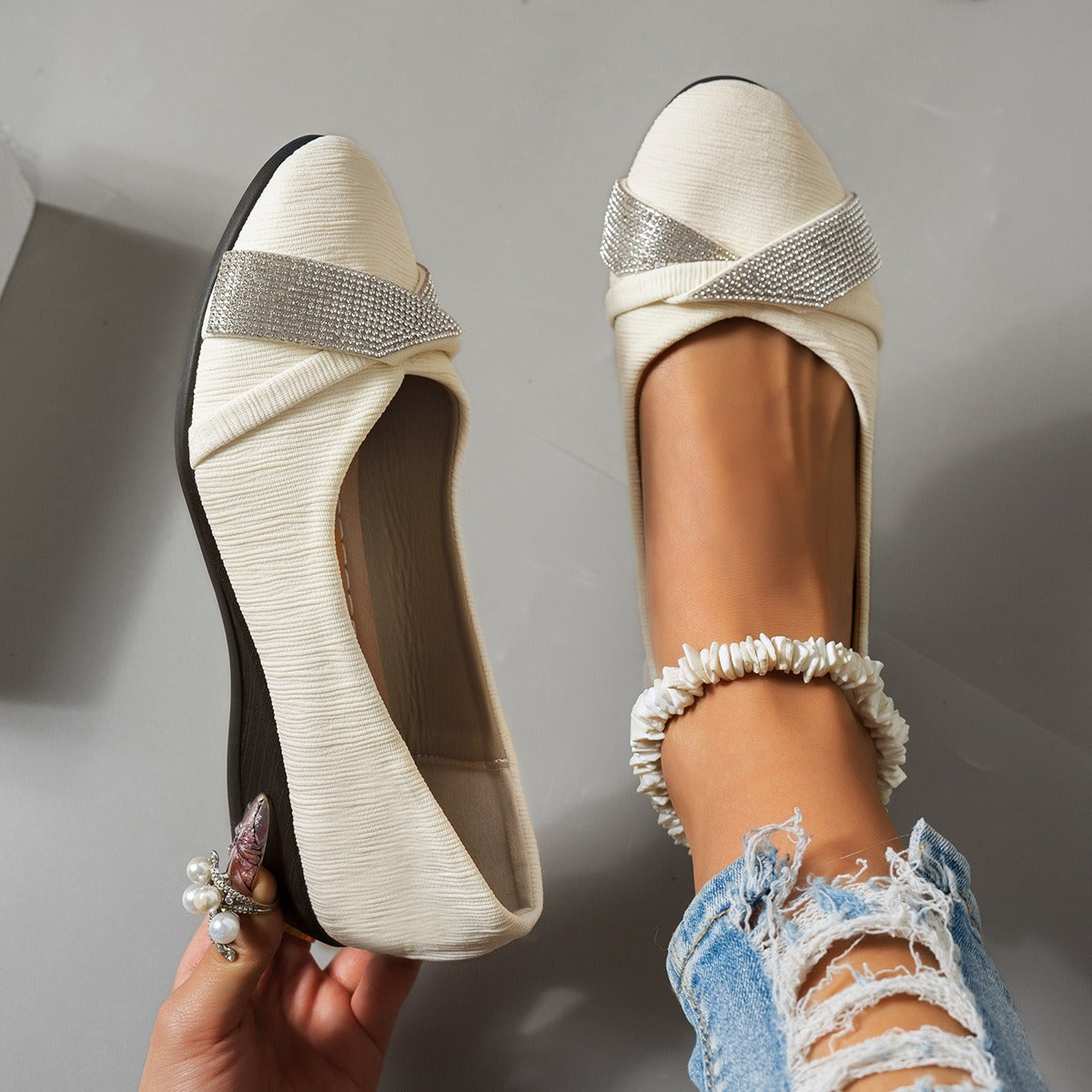 Ariana - Zapatos ligeros y ortopédicos con cuña