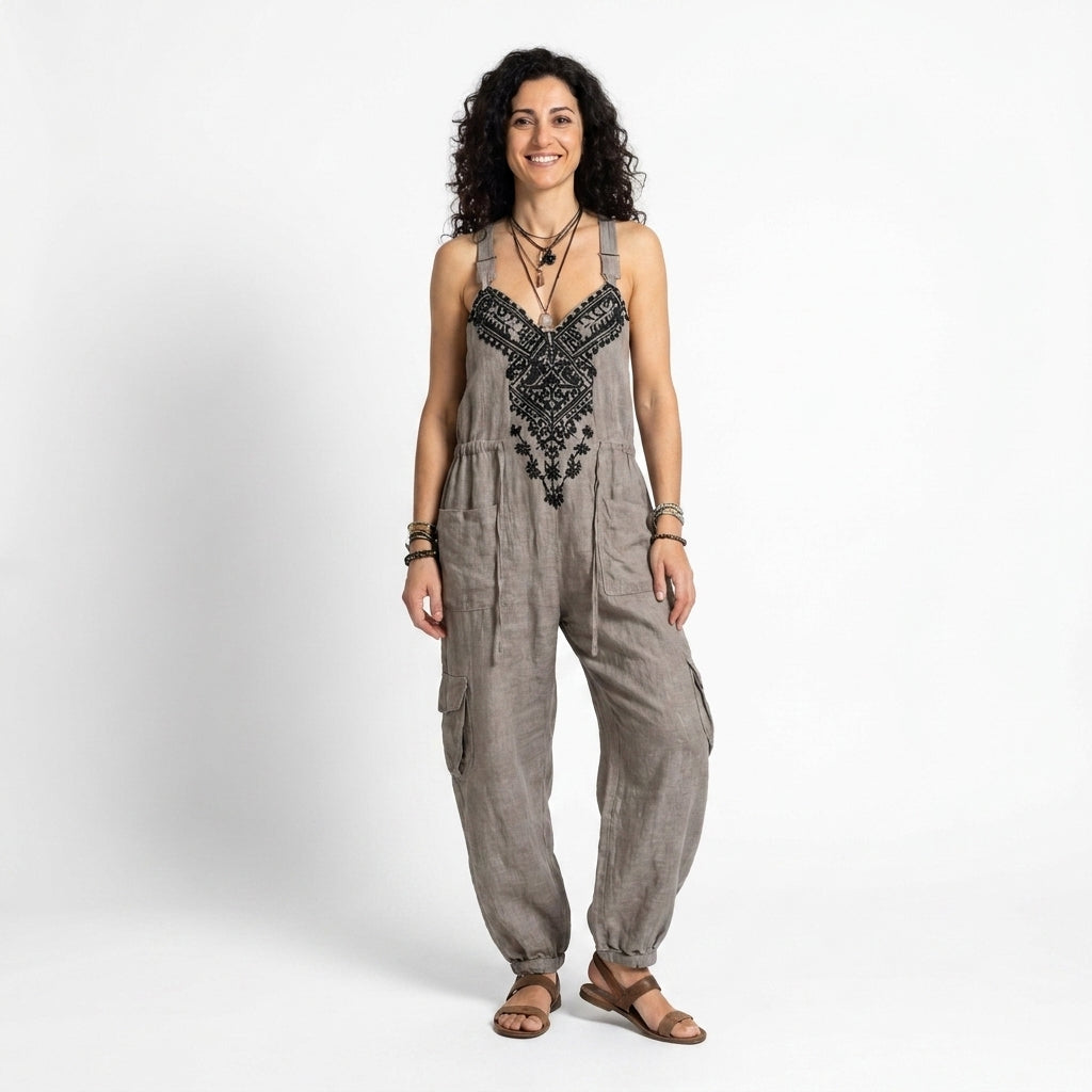 Fiamma | Mono bohemio bordado