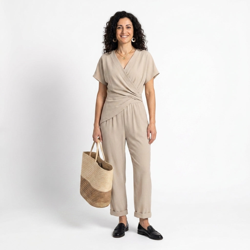 Valentina | Conjunto cruzado con escote en V