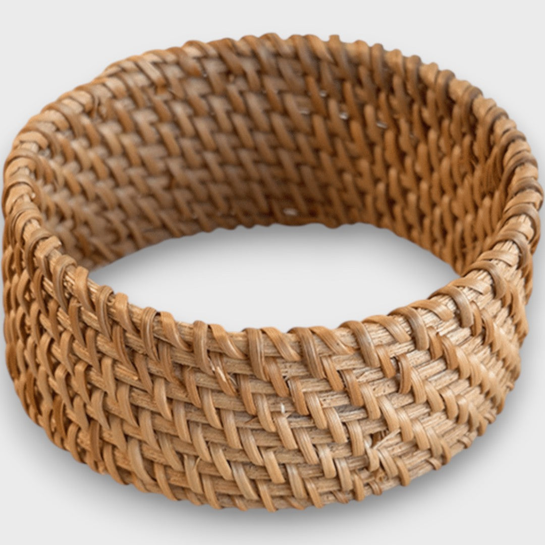 Noelia – Pulsera de Rattan Trenzado