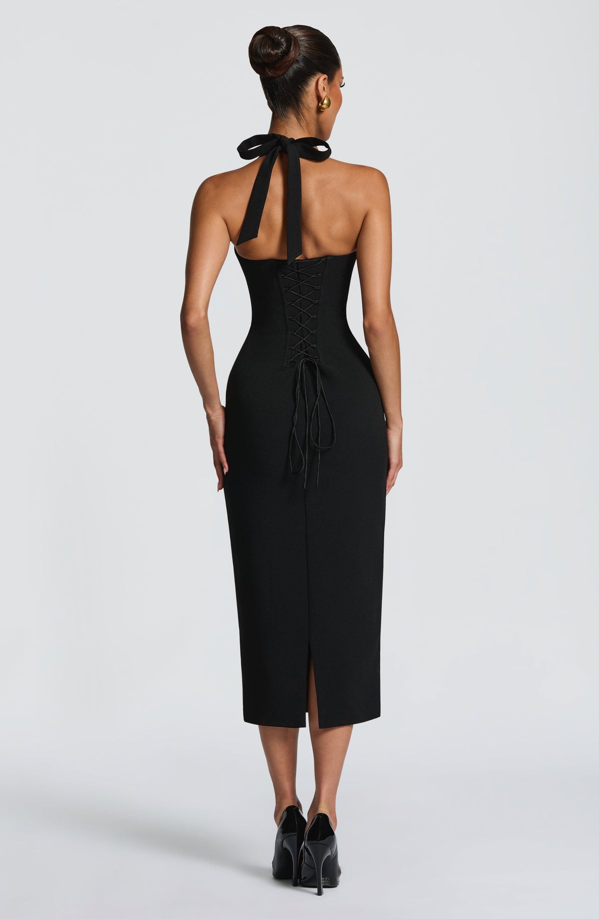 Celia™ - Vestido Midi de Crepé