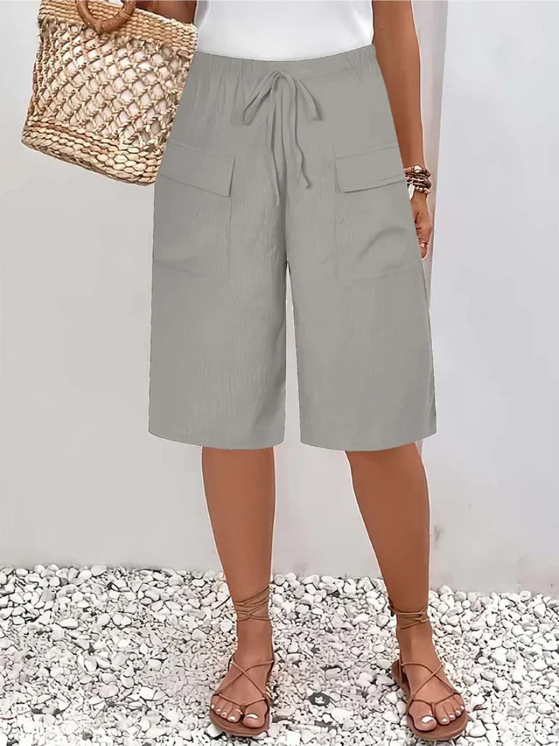 Lina – Pantalones cortos con cintura elástica