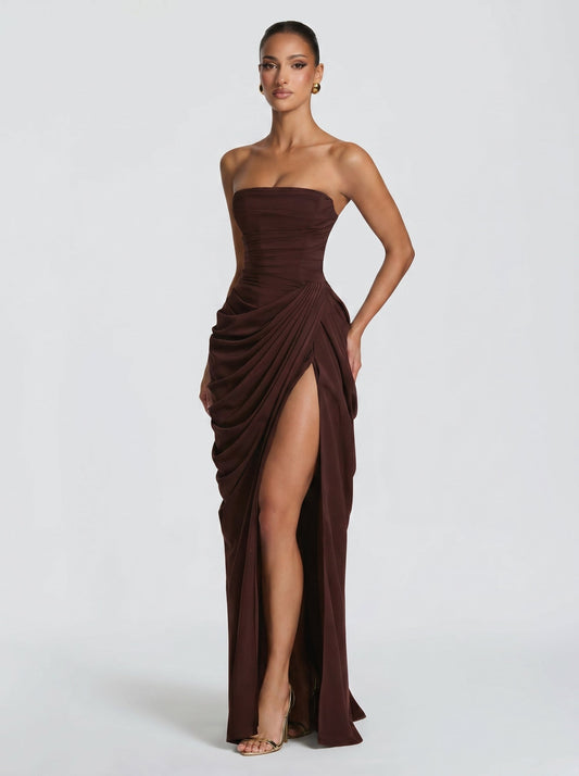 Cyra™ - Vestido Largo de Chifón
