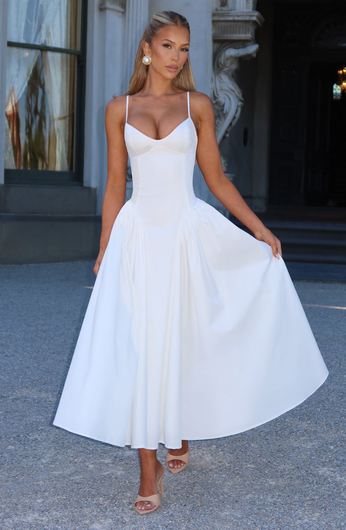 Emma™ - Vestido Midi con Godets