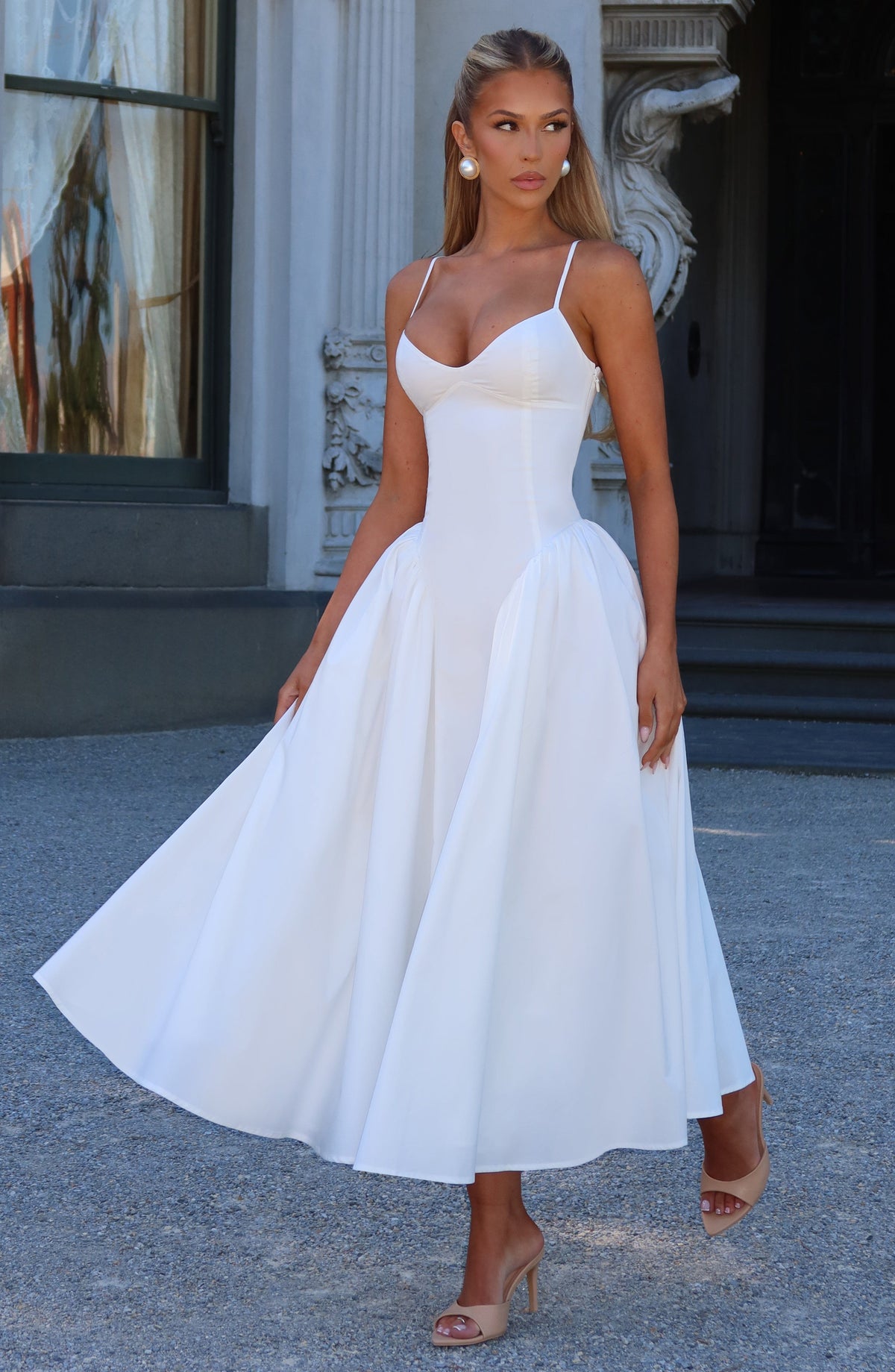 Emma™ - Vestido Midi con Godets