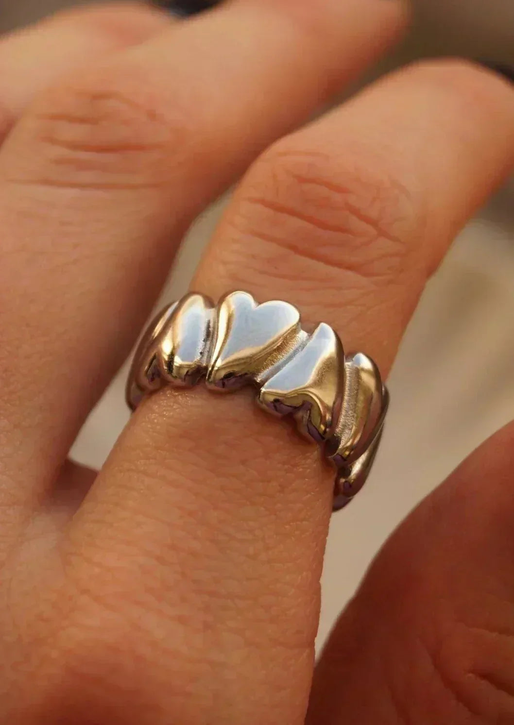 Hazel | Anillo de Corazón Envolvente