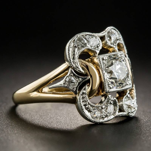 Firenze Luxe - Anillo de Oro con Zirconio