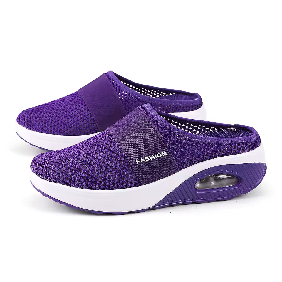 Nerea - Zapatillas ortopédicas de malla transpirable