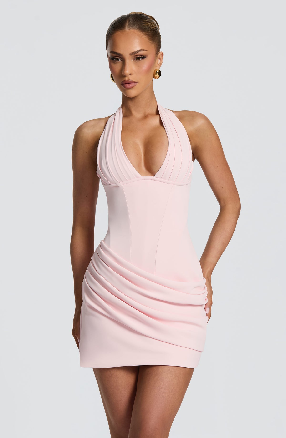 Noelia™ - Vestido Corto Halter
