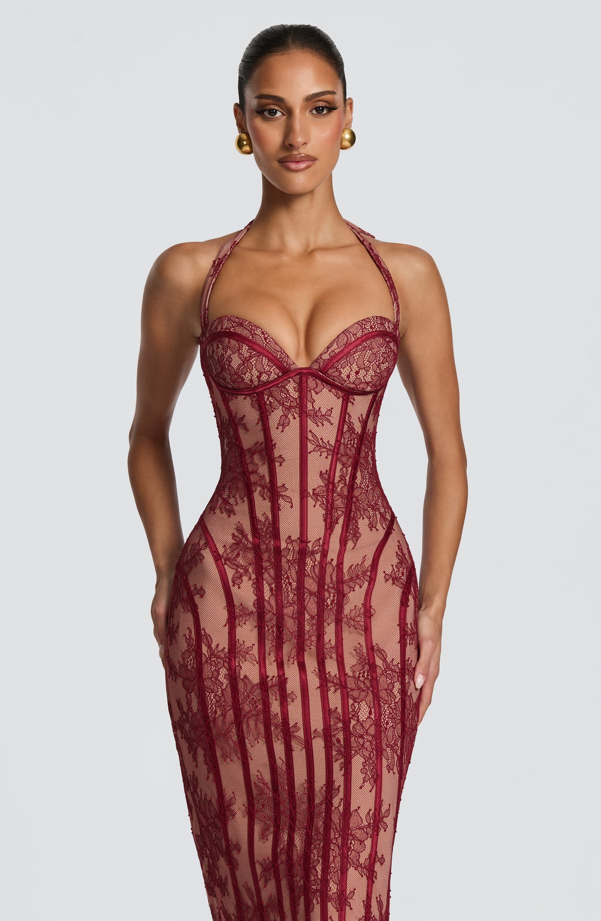 Rocío™ - Vestido Midi de Encaje