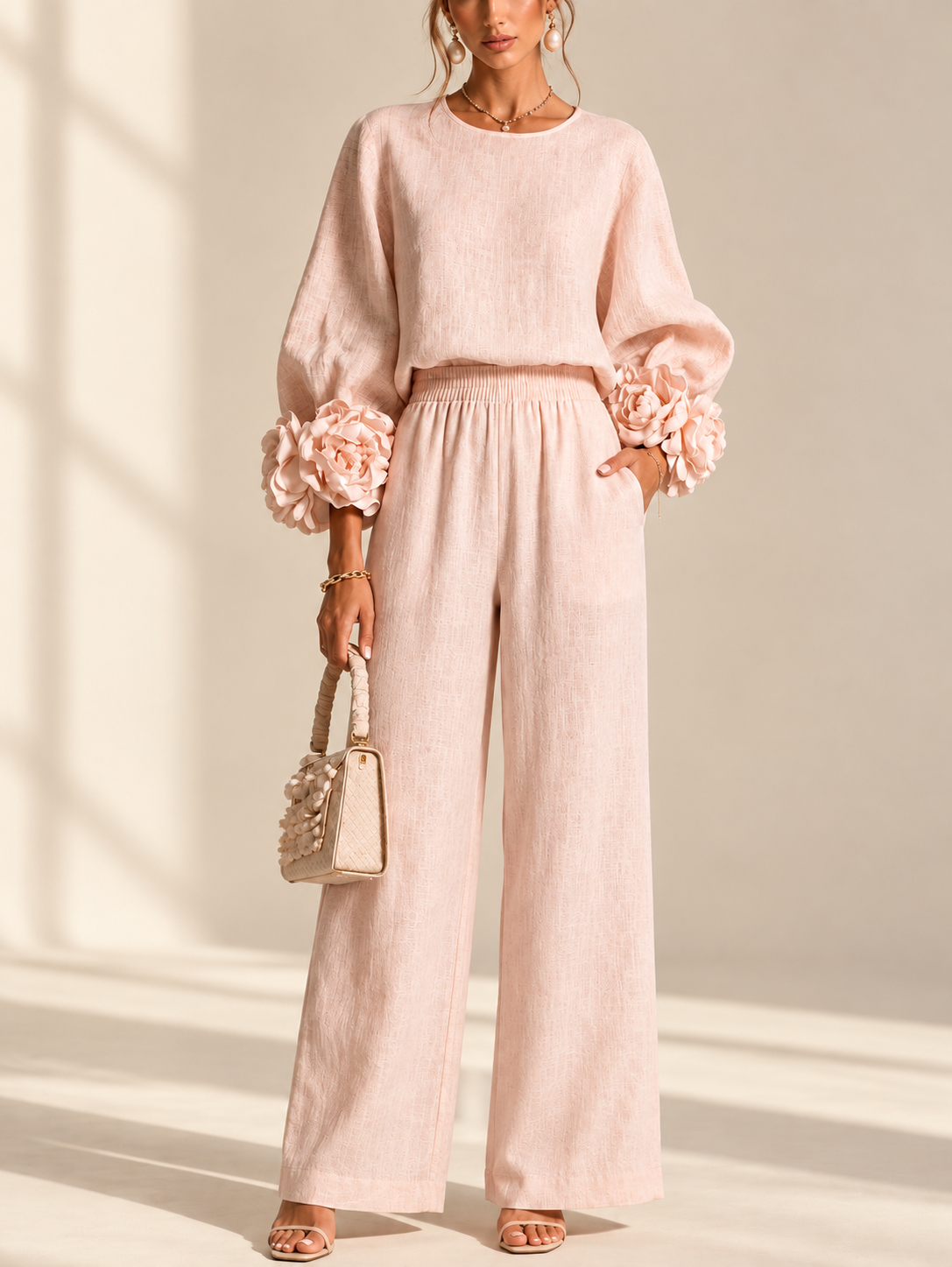 Claudia | Conjunto de Dos Piezas con Flores