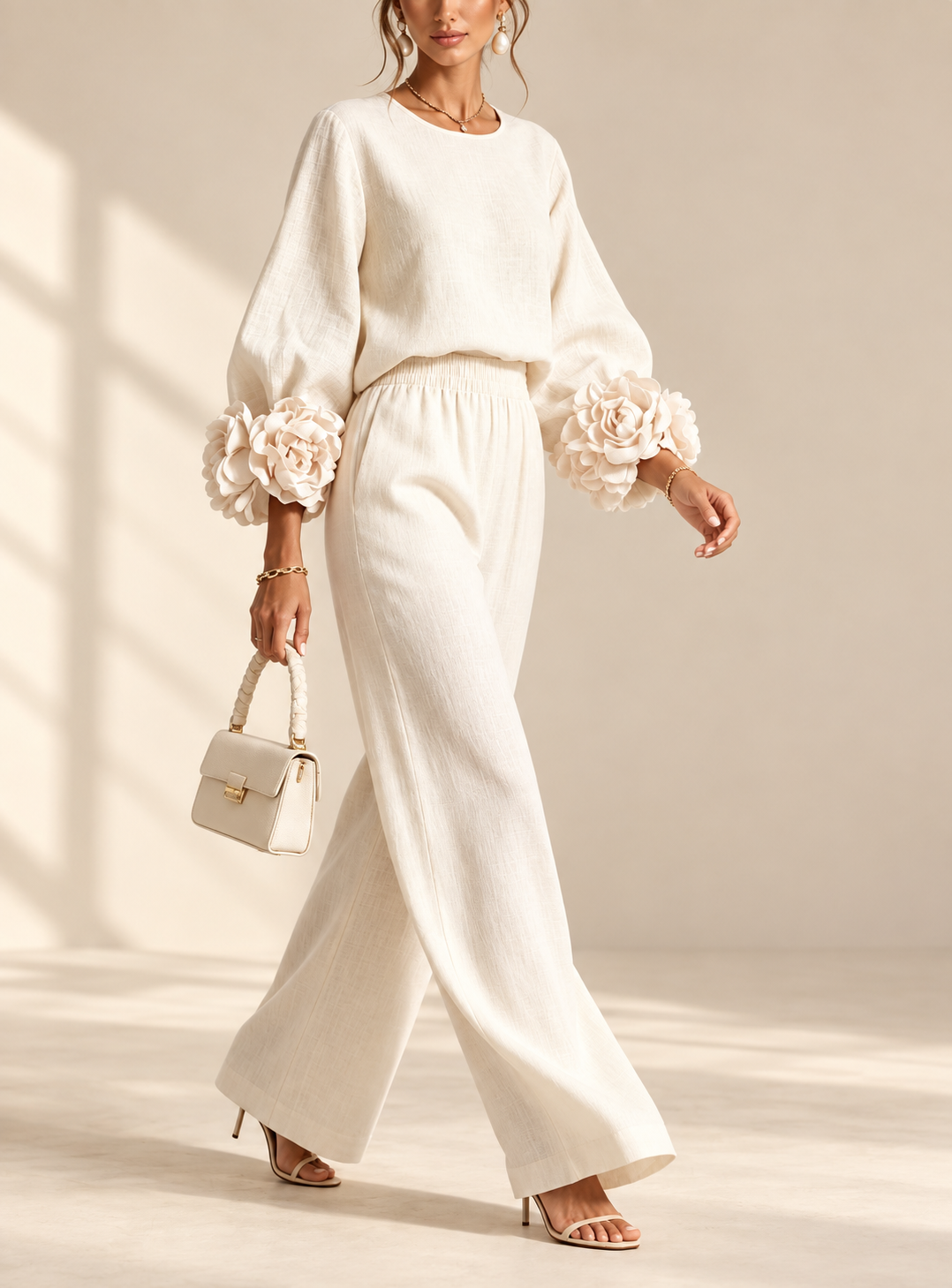 Claudia | Conjunto de Dos Piezas con Flores