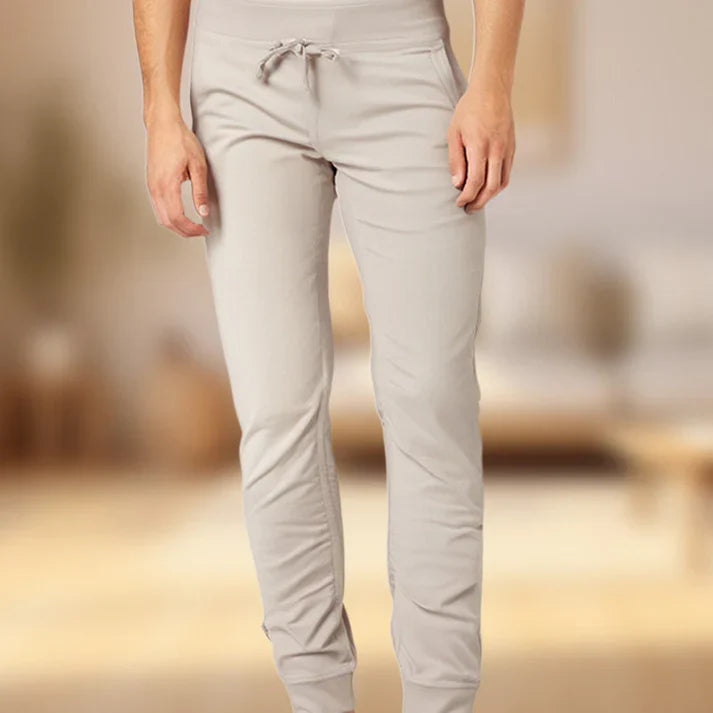 Lía - Pantalón capri ajustado de cintura alta