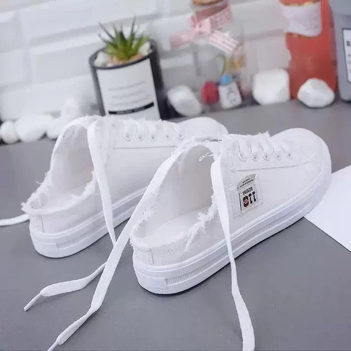 Amaya - zapatillas mule denim de suela cómoda