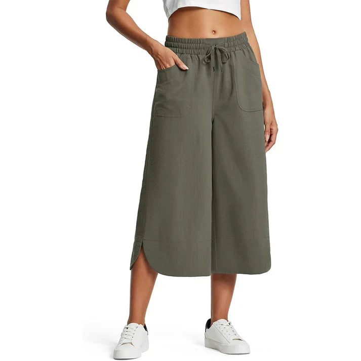 Aina - Pantalones cropped transpirables