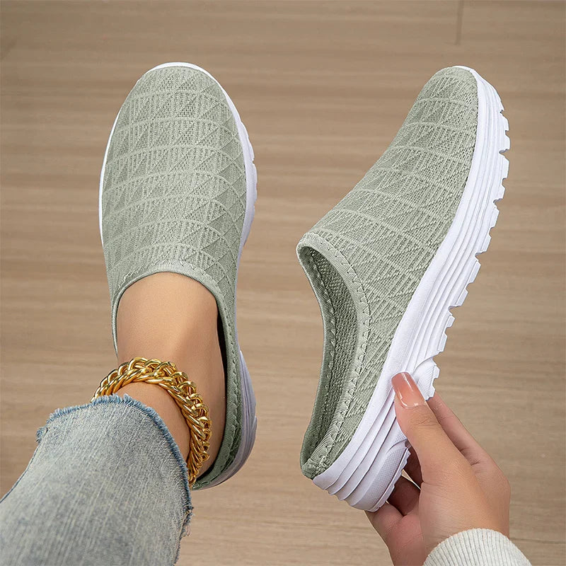 Zuecos unisex de malla ligera y transpirable