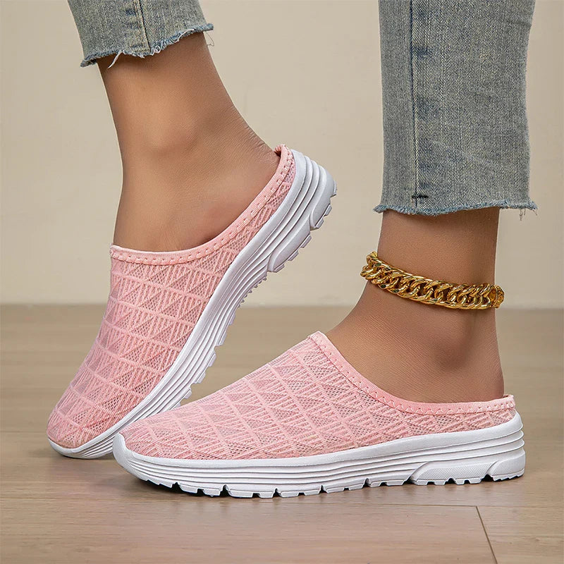 Zuecos unisex de malla ligera y transpirable