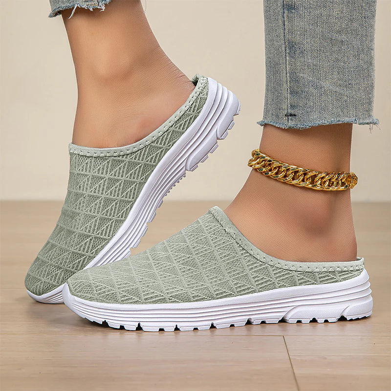 Zuecos unisex de malla ligera y transpirable