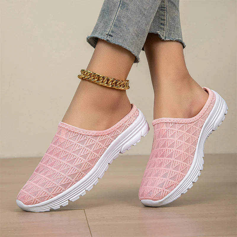 Zuecos unisex de malla ligera y transpirable